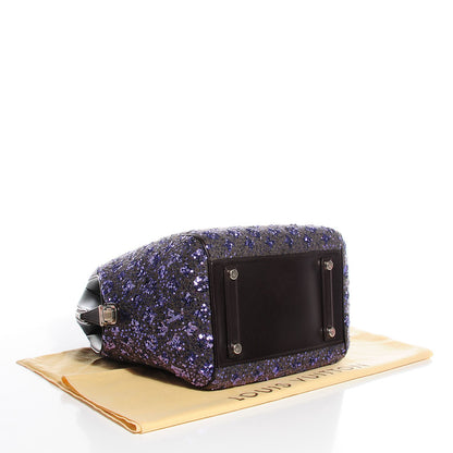 Louis Vuitton Sequin Monogram Sunshine Express North South Purple 4 of 9