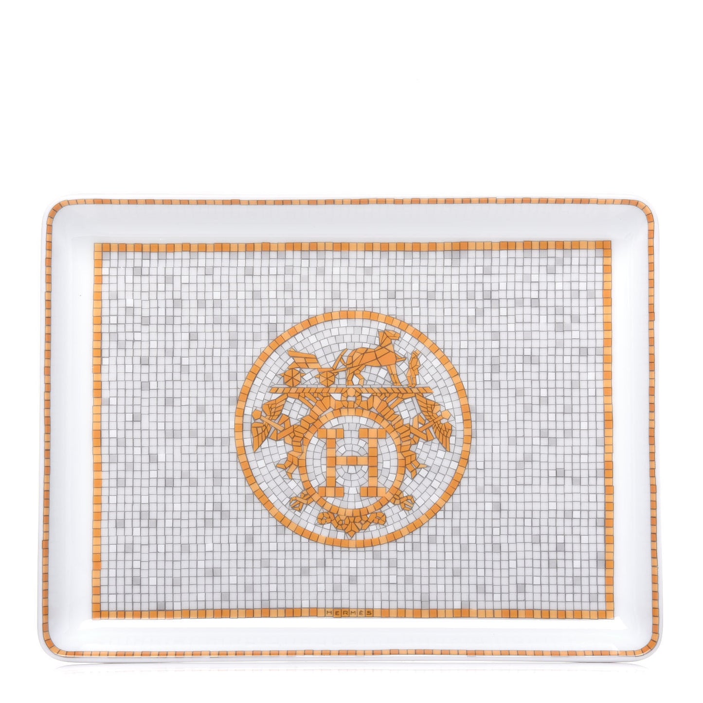 Porcelain Mosaique au 24 Gold Sushi Plate