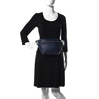 Fendi Vitello Grace FF Gradient Embossed Belt Bag Blueberry 2 of 12