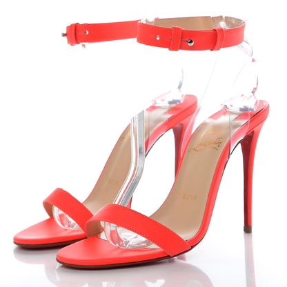 Christian Louboutin Fluo Matt PVC Jonatina 100 Sandals 36 Bikini 3 of 8