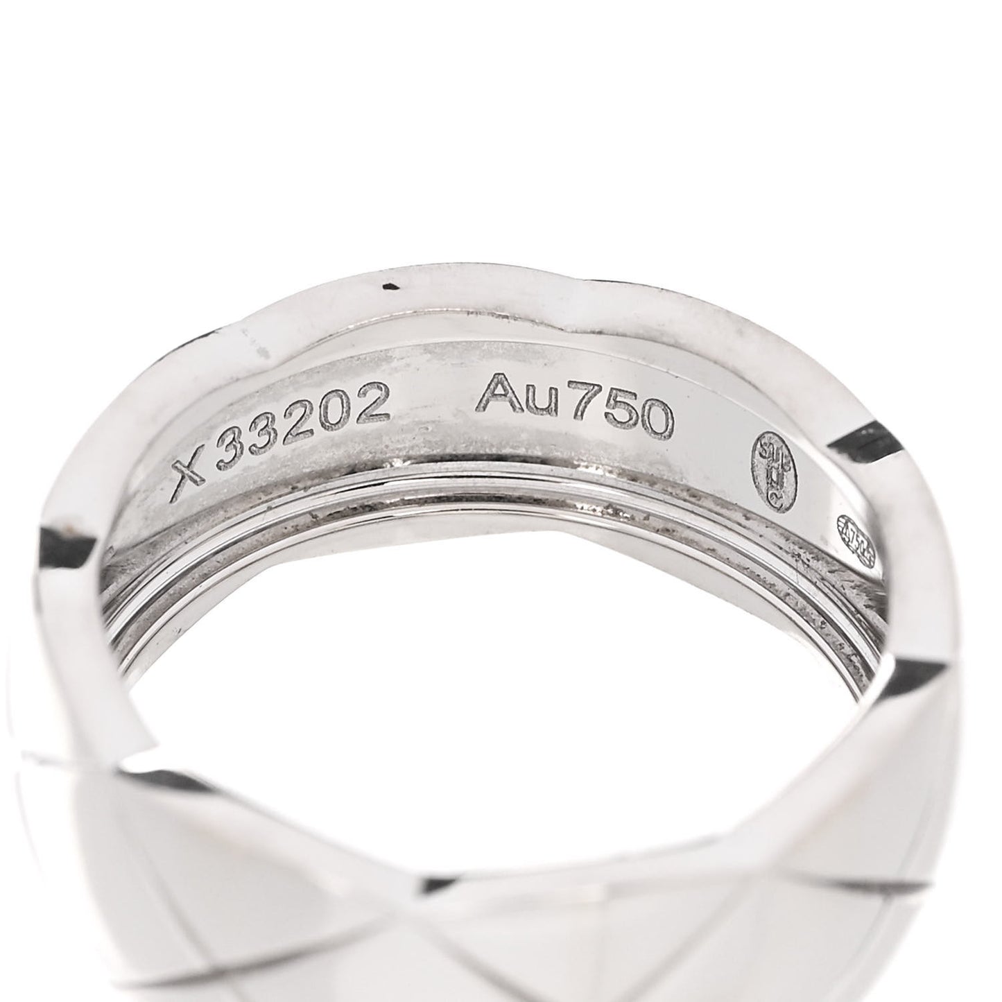18K White Gold Small Coco Crush Ring 47 4.25