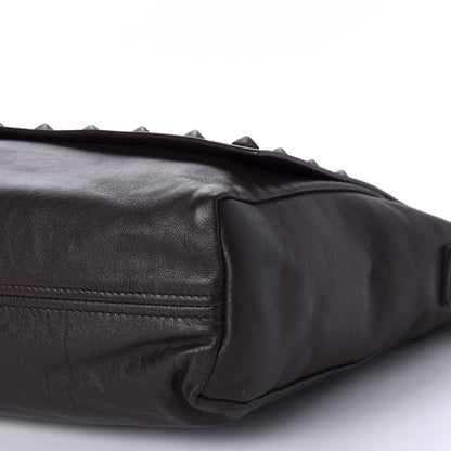 Valentino Garavani Vitello Rockstud Messenger Brown 7 of 10