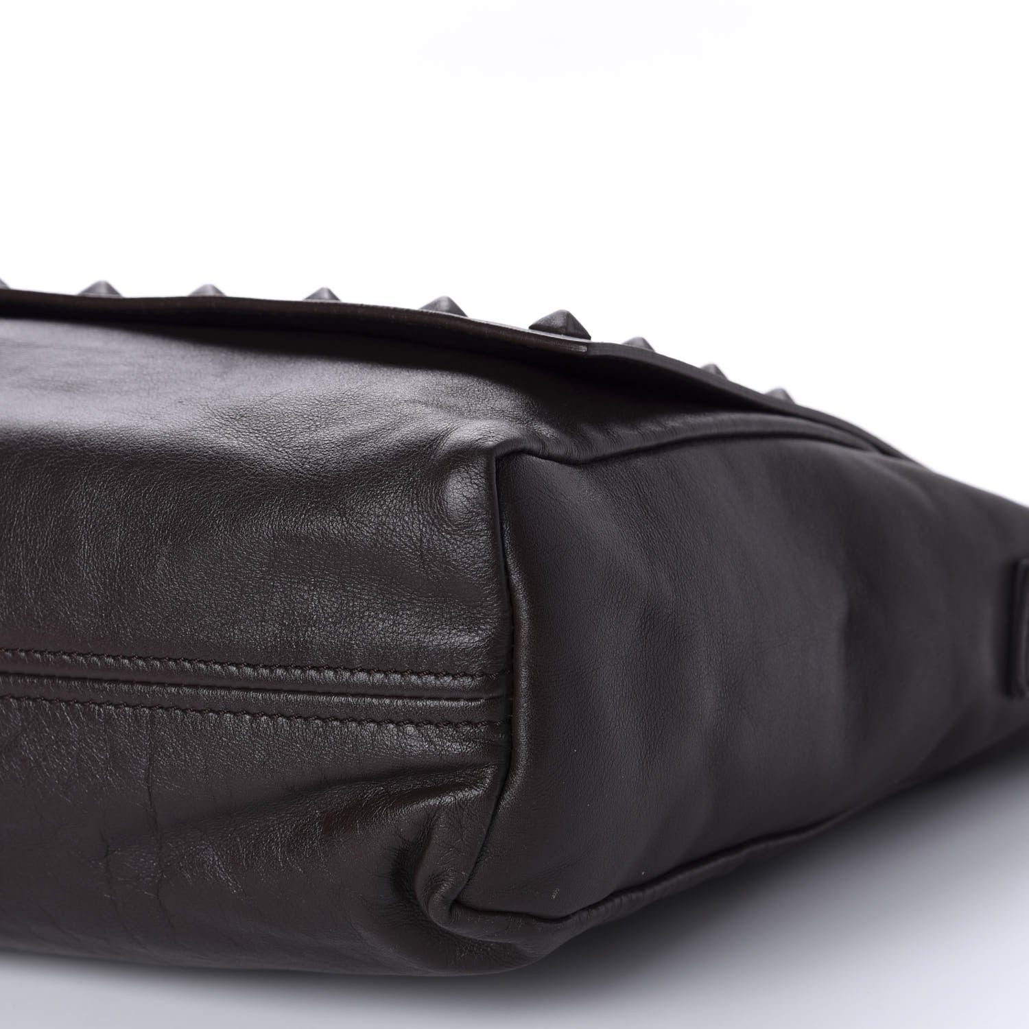 Valentino Garavani Vitello Rockstud Messenger Brown 7 of 10