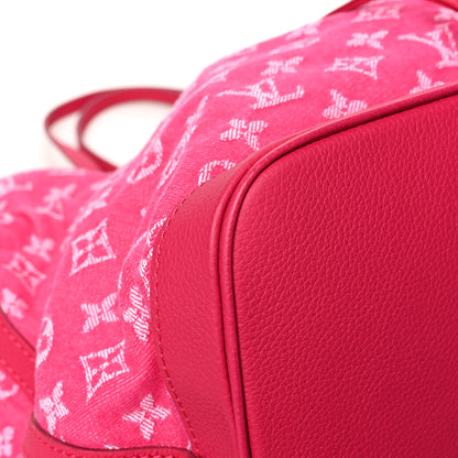 Louis Vuitton Denim Noefull MM Rose Indien 7 of 10