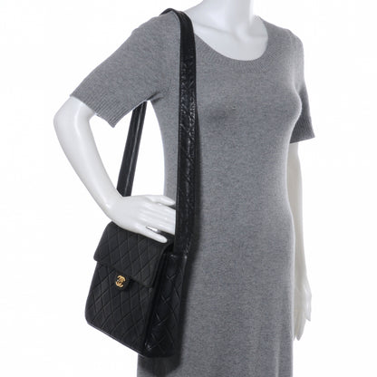 Chanel Lambskin Shoulder Bag Black 2 of 7