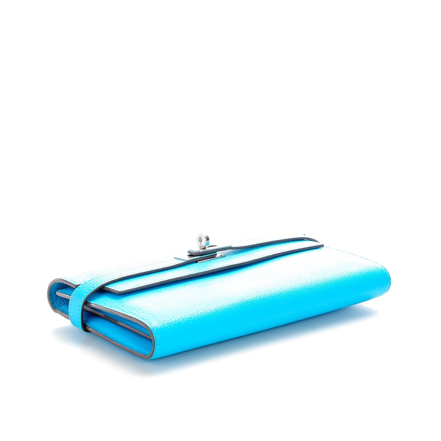 Chevre Mysore Kelly Longue Wallet Bleu Azteque