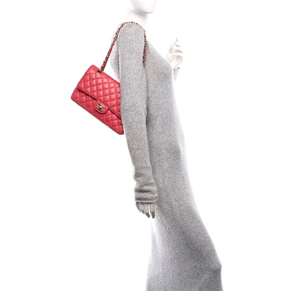 Chanel Caviar Quilted Medium Double Flap Pink 2 of 13