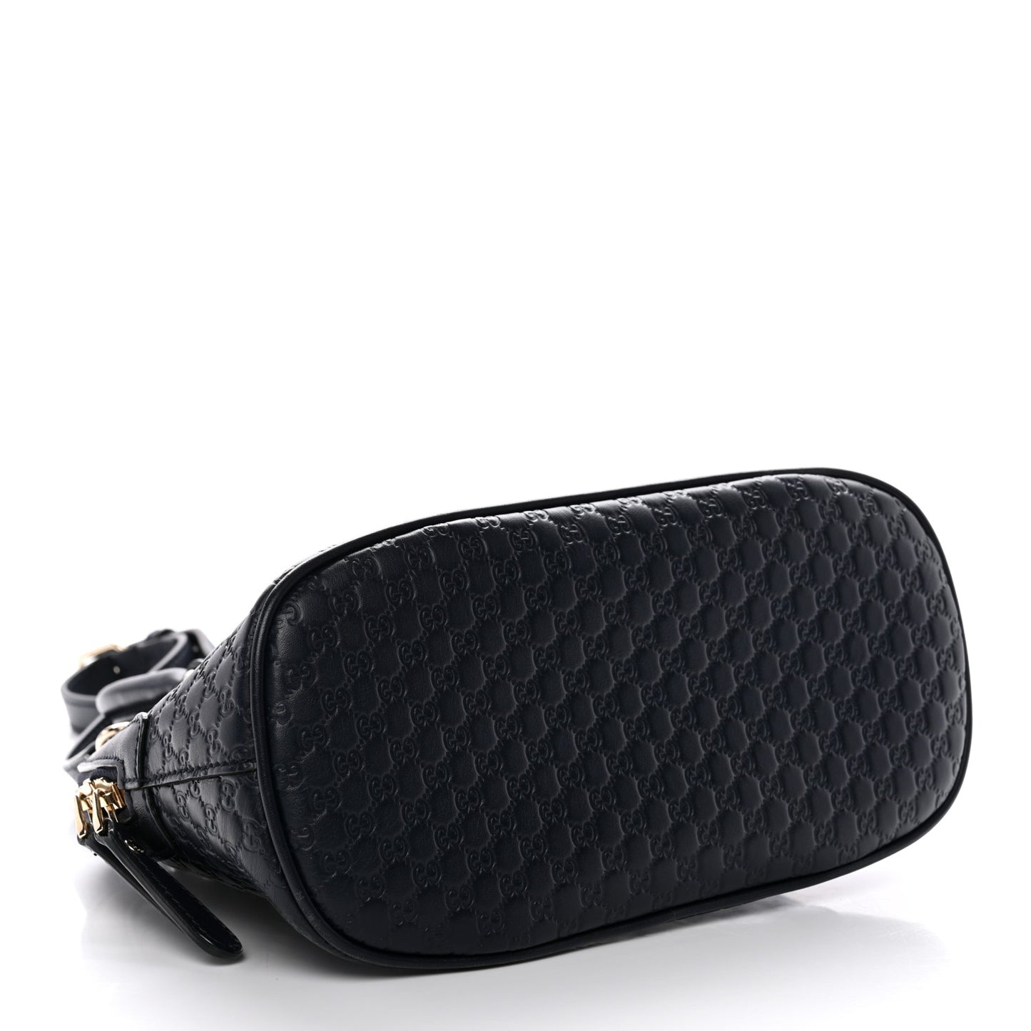 Soft Microguccissima Mini Dome Bag Blue