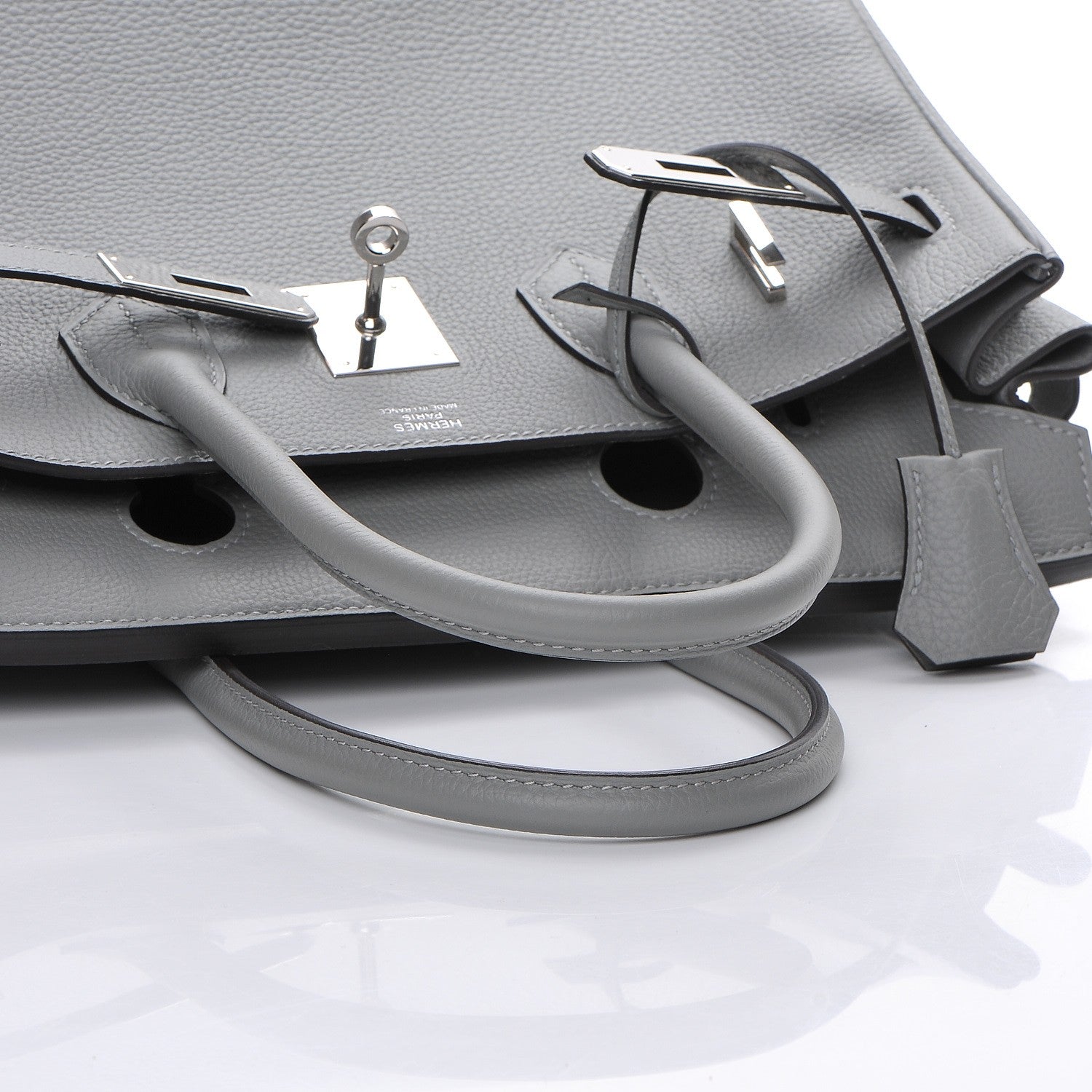 Hermes Togo Birkin 30 Gris Mouette 23 of 26
