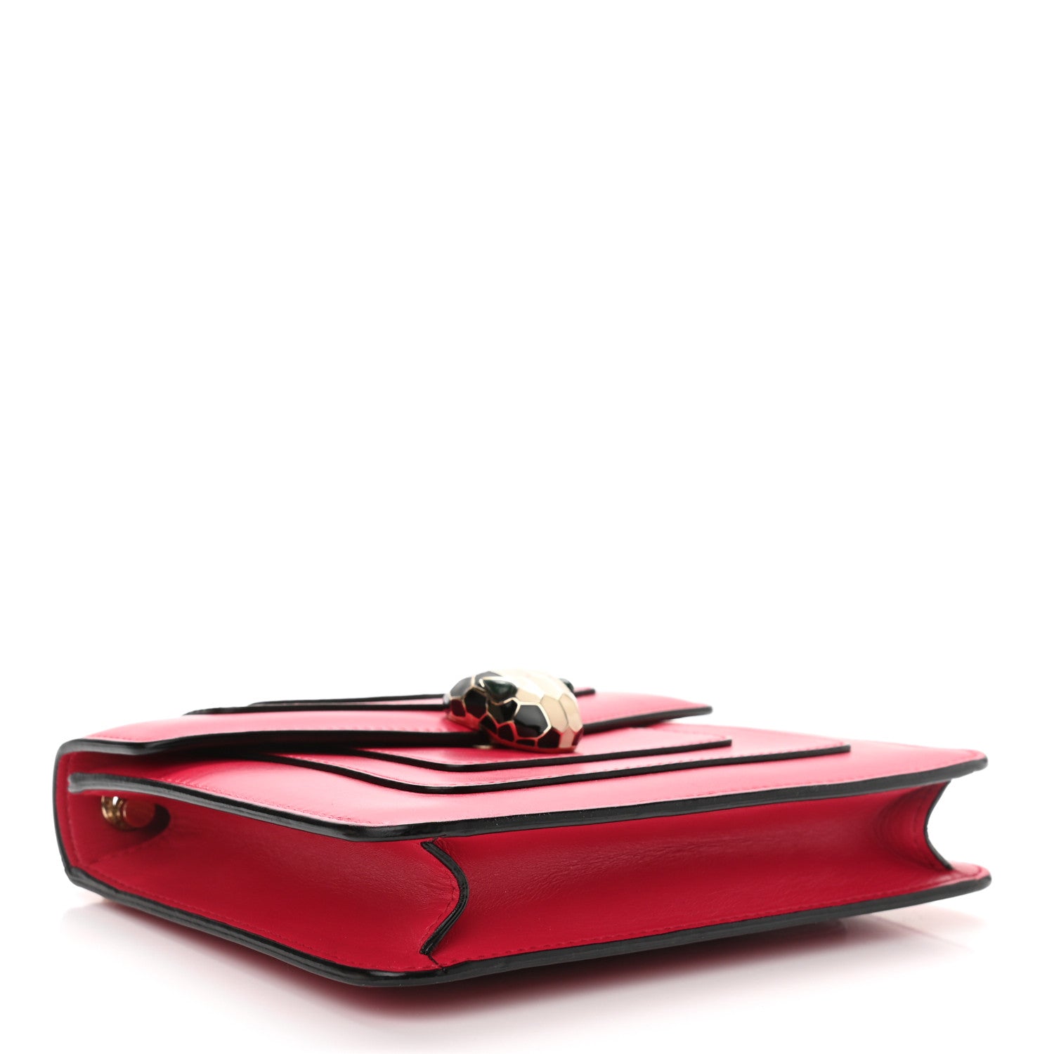 Bulgari Calfskin Serpenti Forever Crossbody Bag Red 4 of 11