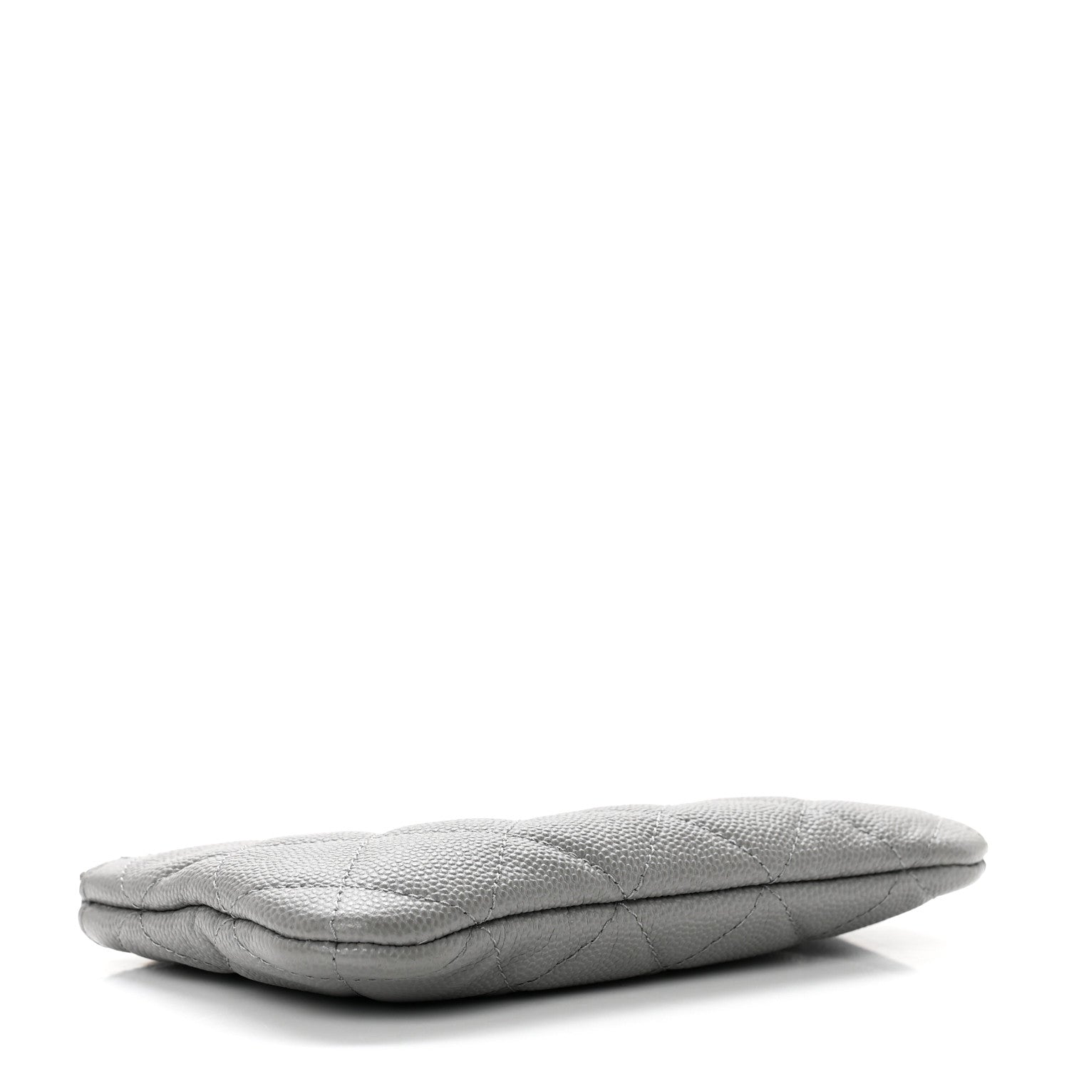 Chanel Caviar Quilted Small Cosmetic Case Grey 3 of 7