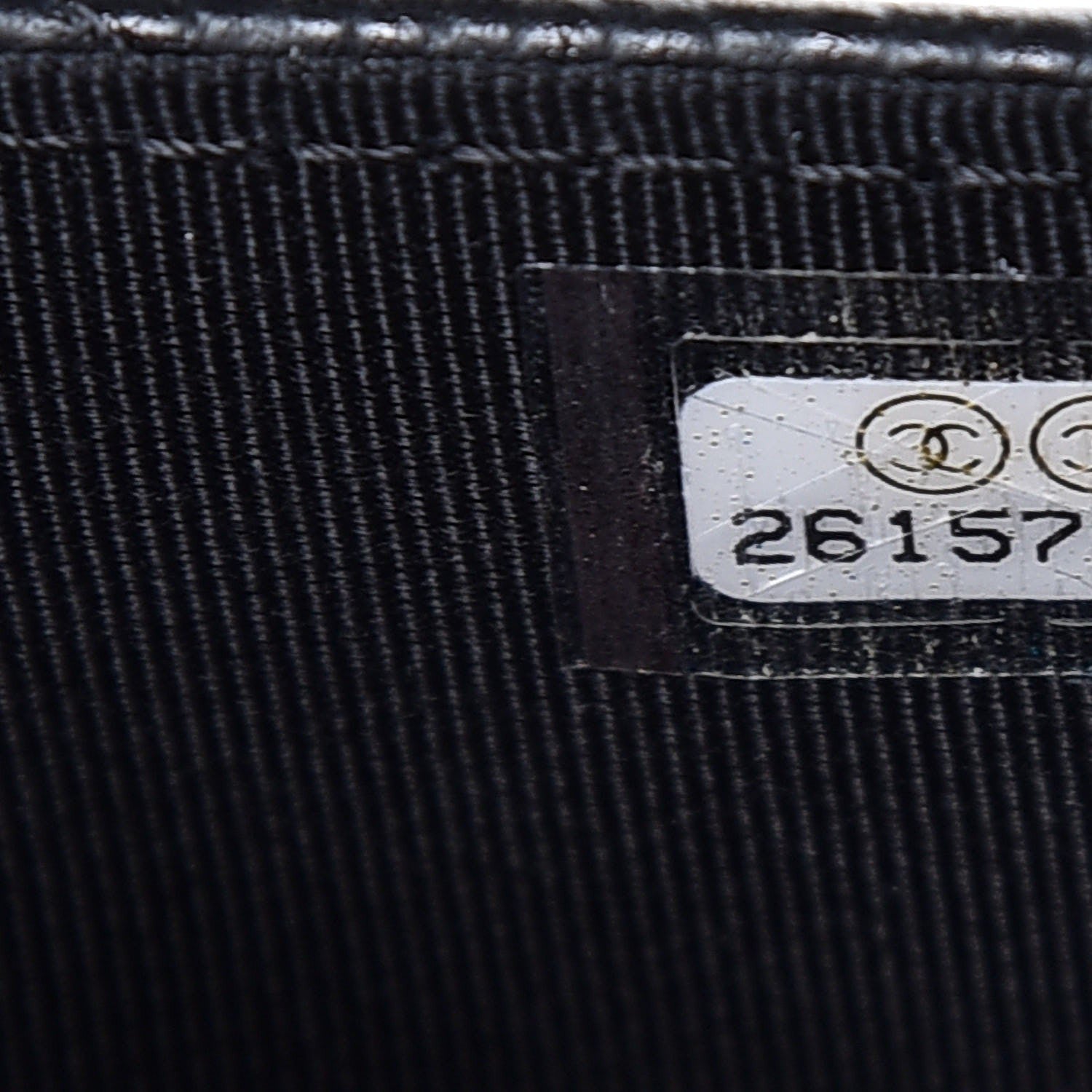 Chanel Caviar Quilted Flap Card Holder Black 8 of 8