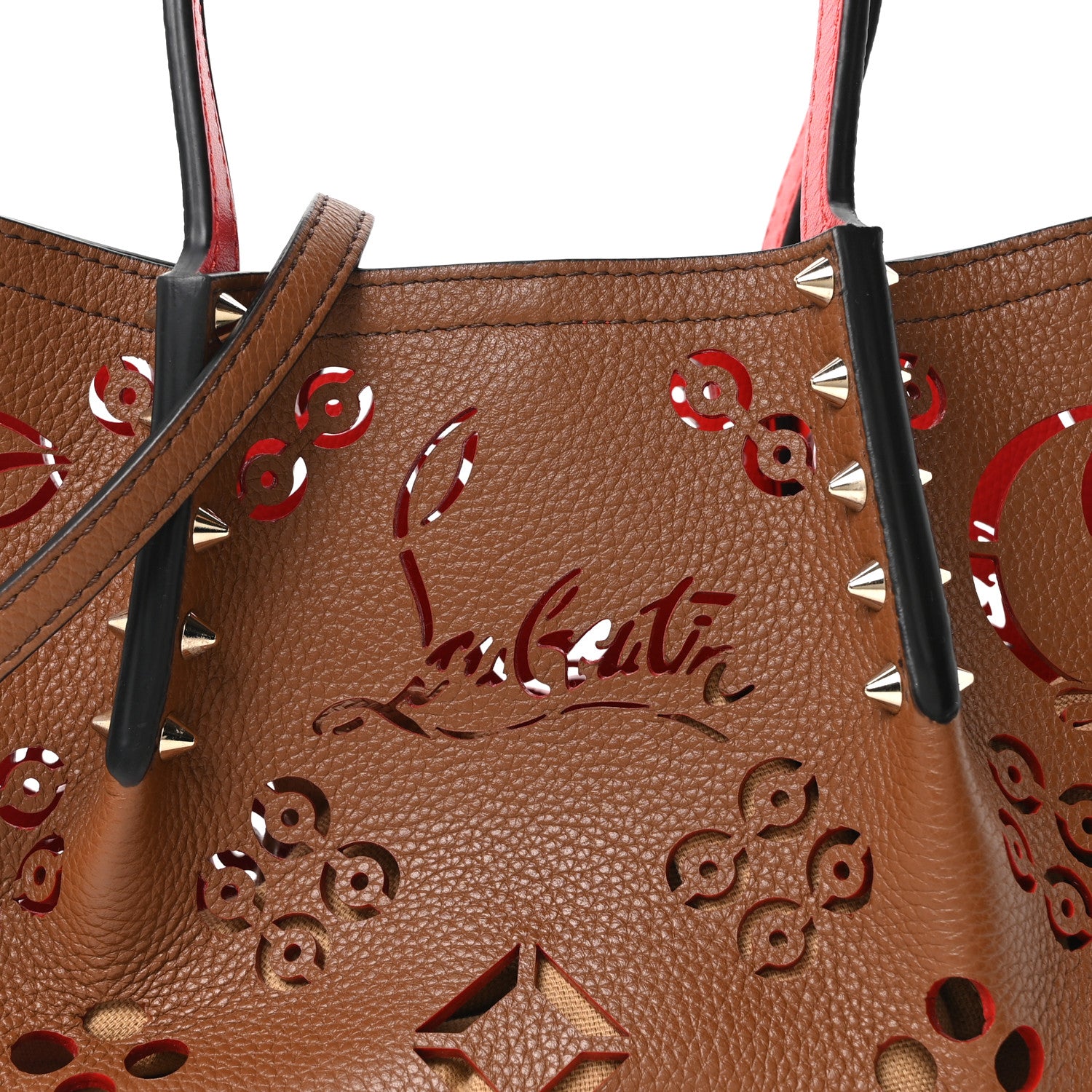 Christian Louboutin Calfskin Loubinthesky Mini Perforated Cabarock