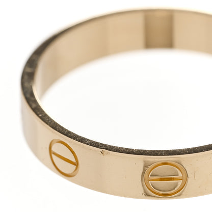 Cartier 18K Yellow Gold 3.5mm LOVE Wedding Band Ring 54 7 5 of 6