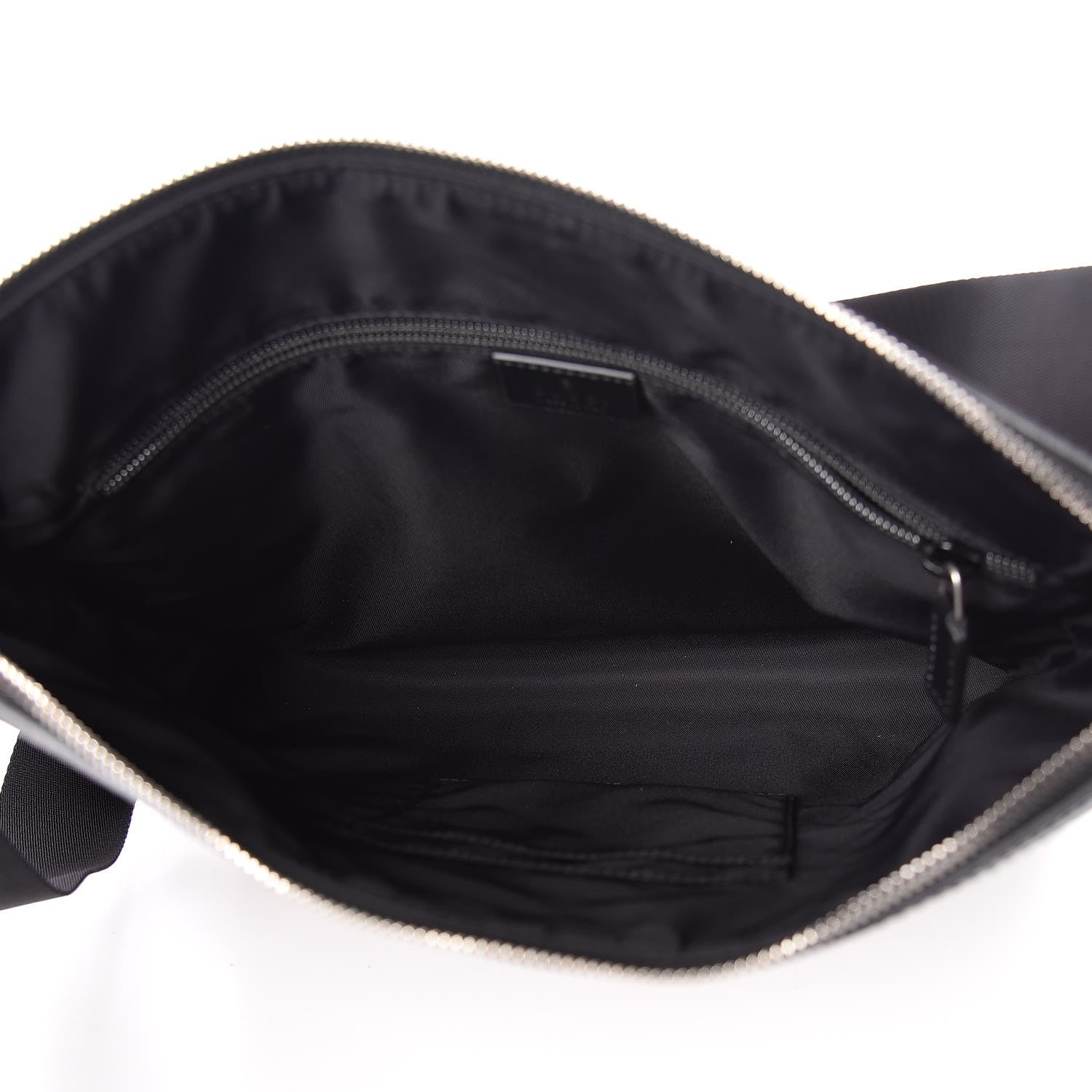 Gucci GG Supreme Monogram Web Messenger Bag Black 5 of 10