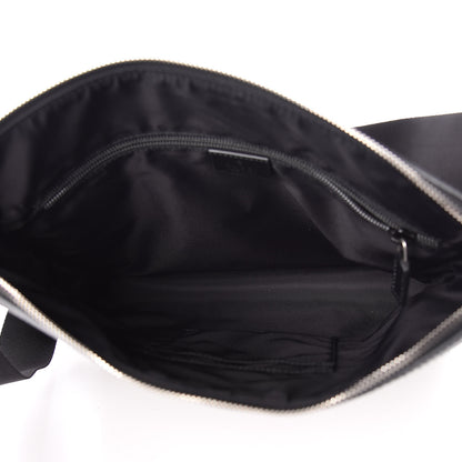 Gucci GG Supreme Monogram Web Messenger Bag Black 5 of 10