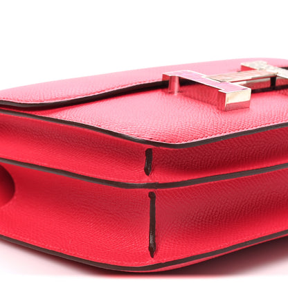 Hermes Epsom Shiny Alligator Lizard Constance 18 Rose Extreme Rose Poupre Etru Ombre 9 of 10