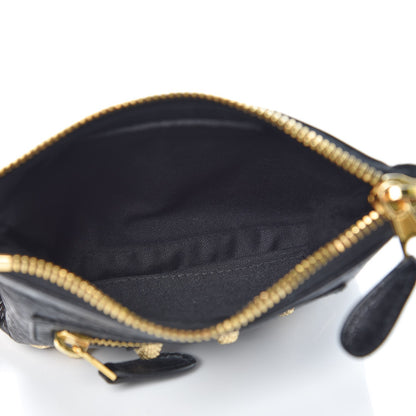 Balenciaga Agneau Giant 12 Gold Hardware M Porte-Monnaie Coin Purse Black 5 of 7