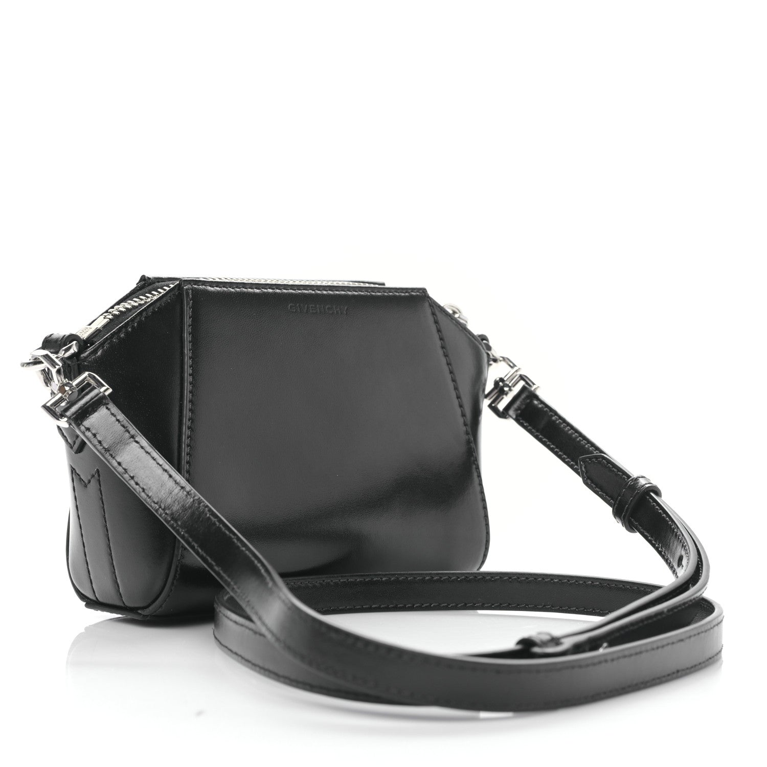 Givenchy Smooth Calfskin Nano Antigona Black 3 of 9
