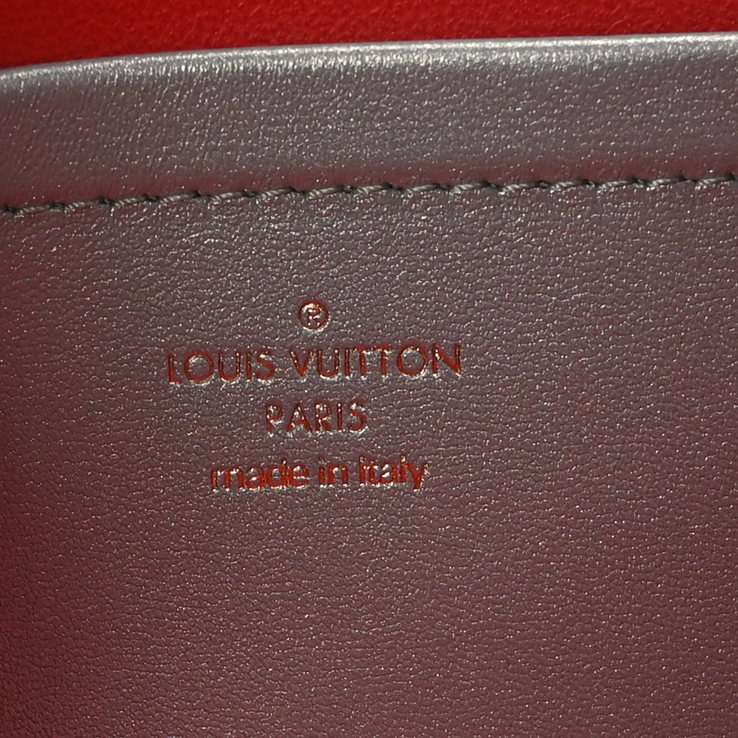 Metallic Lambskin Embossed Monogram Pochette Coussin Silver