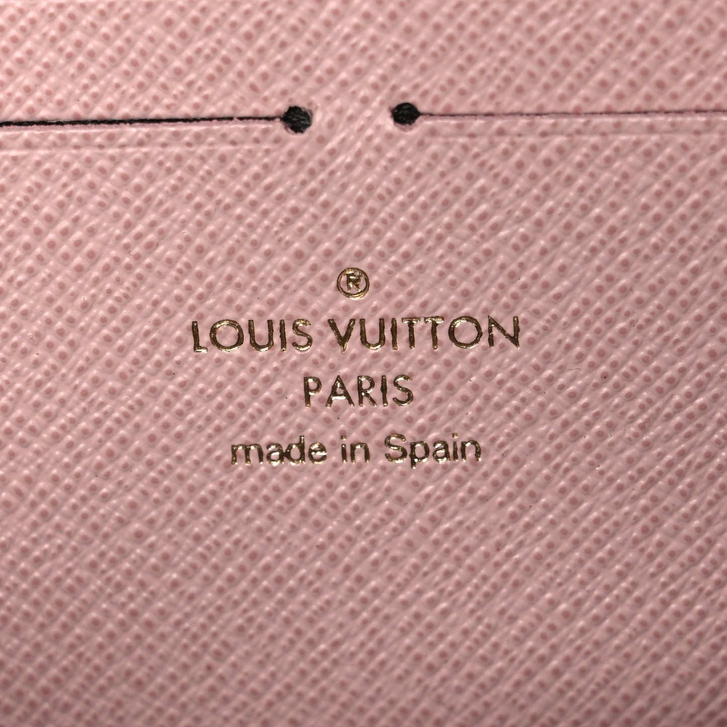 Monogram Clemence Wallet Rose Ballerine