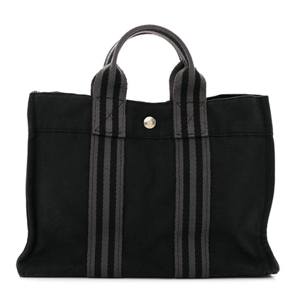 Hermes Canvas Tout Fourre PM Black 1 of 12