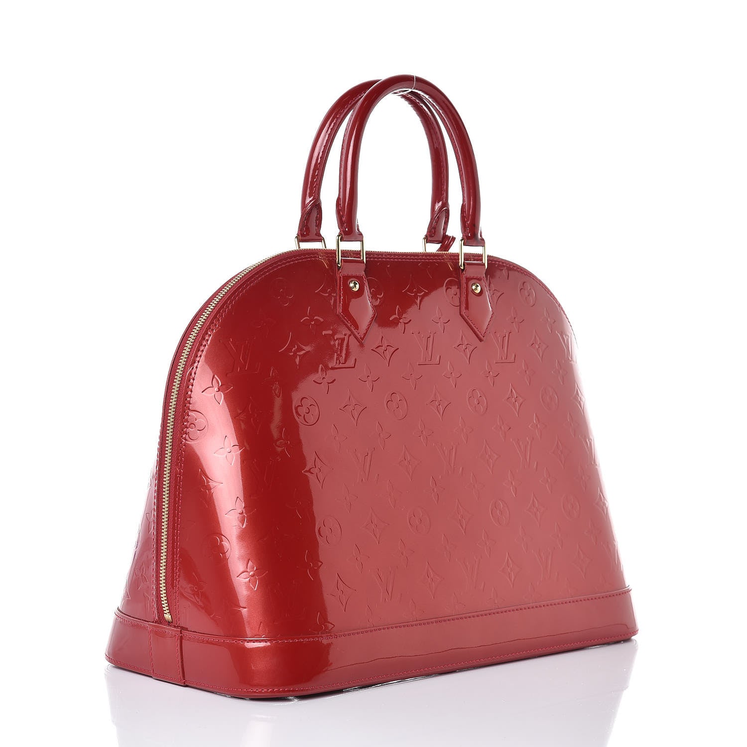 Louis Vuitton Vernis Alma GM Pomme D'Amour 3 of 8