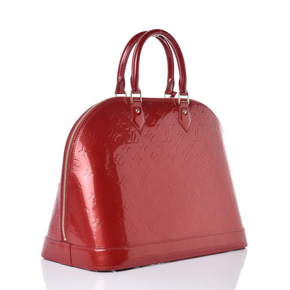 Louis Vuitton Vernis Alma GM Pomme D'Amour 3 of 8