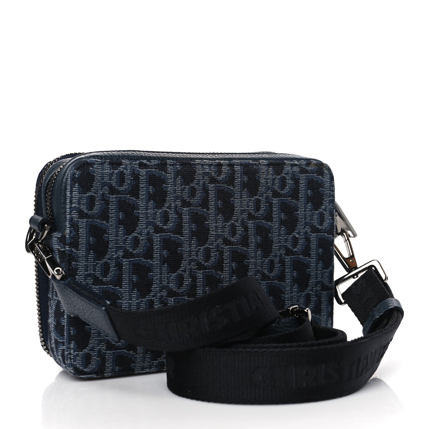 Christian Dior Oblique Messenger Pouch Black 3 of 12
