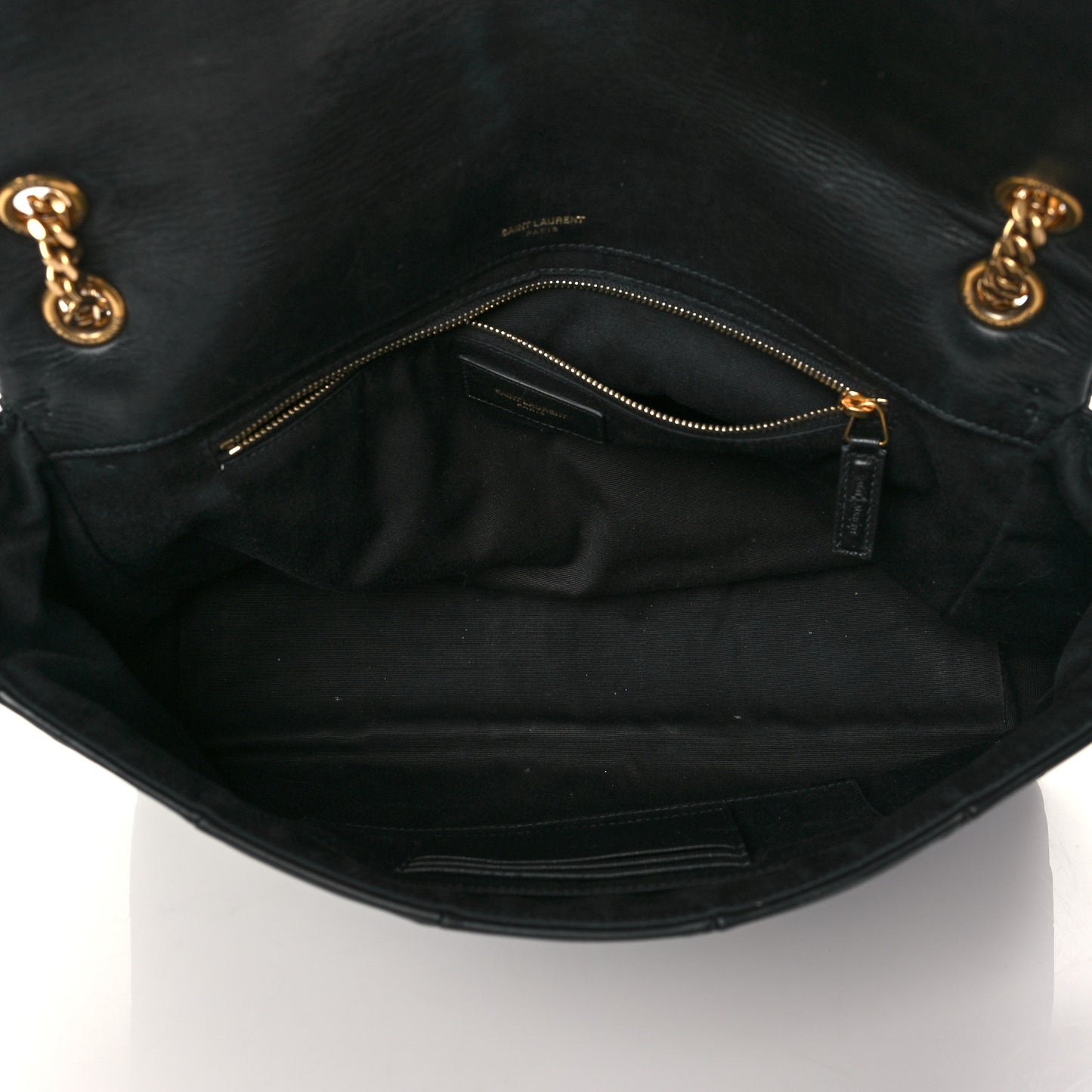 Lambskin Patchwork Monogram Large Jamie Black