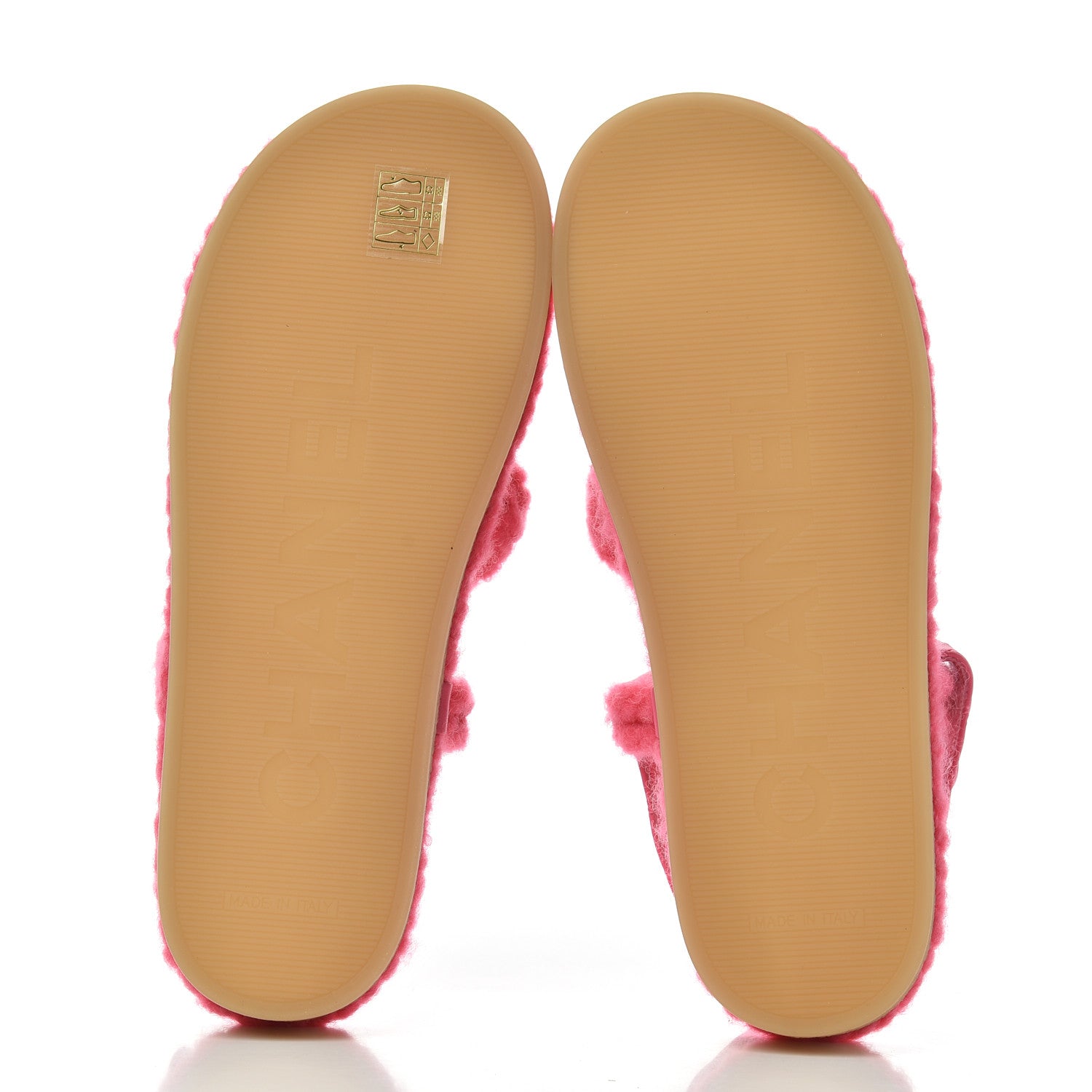 Chanel Cord Lambskin Quilted Logo Sandals 38 Pink 5 of 9