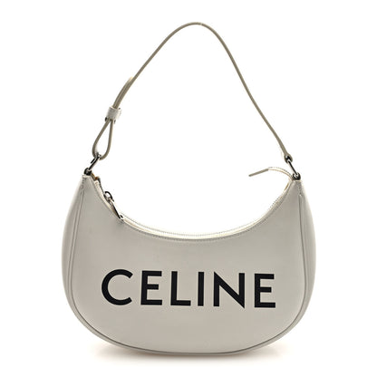 Celine Smooth Calfskin Ava Logo Shoulder Bag White 1 of 9