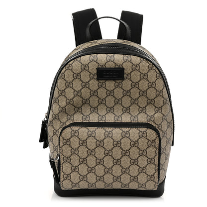 Gucci GG Supreme Monogram Small Eden Day Backpack Black 1 of 10