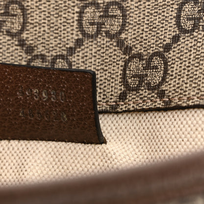 Gucci GG Supreme Monogram Neo Vintage Web Belt Bag Brown 8 of 14