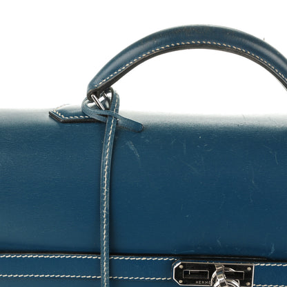 Hermes Box Kelly Depeche 38 Bleu Thalassa 21 of 34