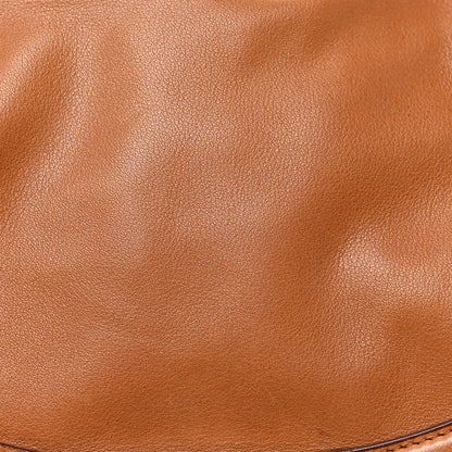 Salvatore Ferragamo Calfskin Suzanna Gancini Satchel Brown 7 of 28