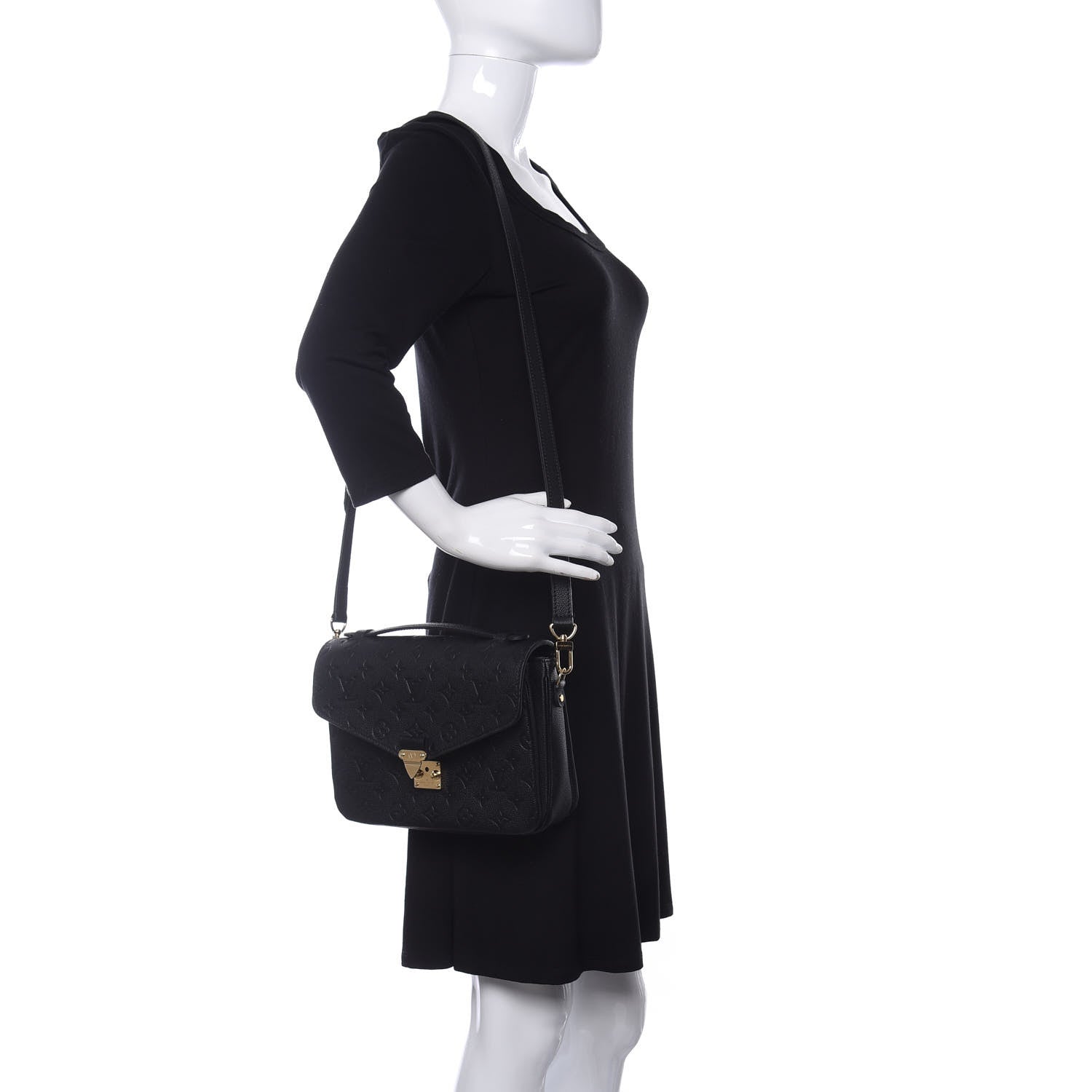 Louis Vuitton Empreinte Pochette Metis Black 2 of 9