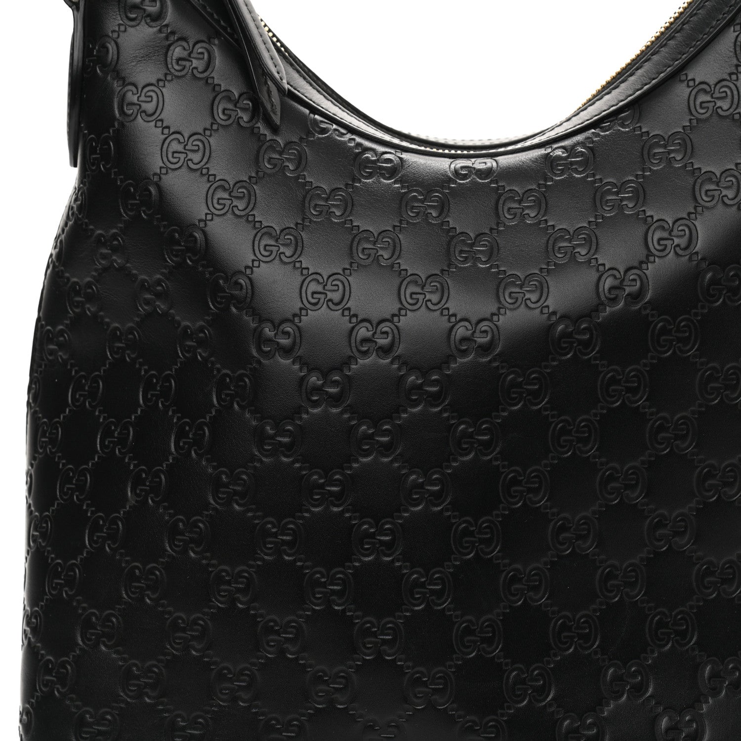 Gucci Guccissima Linea A Hobo Black 7 of 10