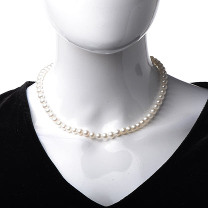 Tiffany Sterling Silver Freshwater Pearl 6-7mm Ziegfeld Necklace 2 of 8