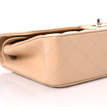 Chanel Caviar Quilted Medium Double Flap Beige 8 of 9