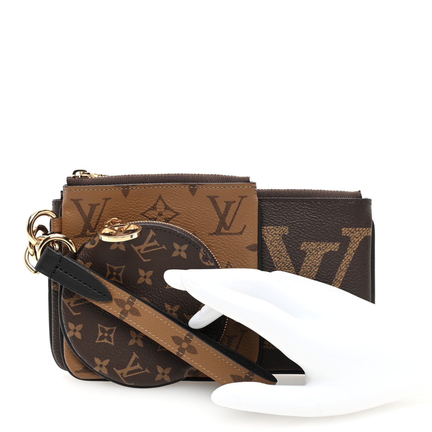 Louis Vuitton Reverse Monogram Giant Trio Pouch 2 of 9