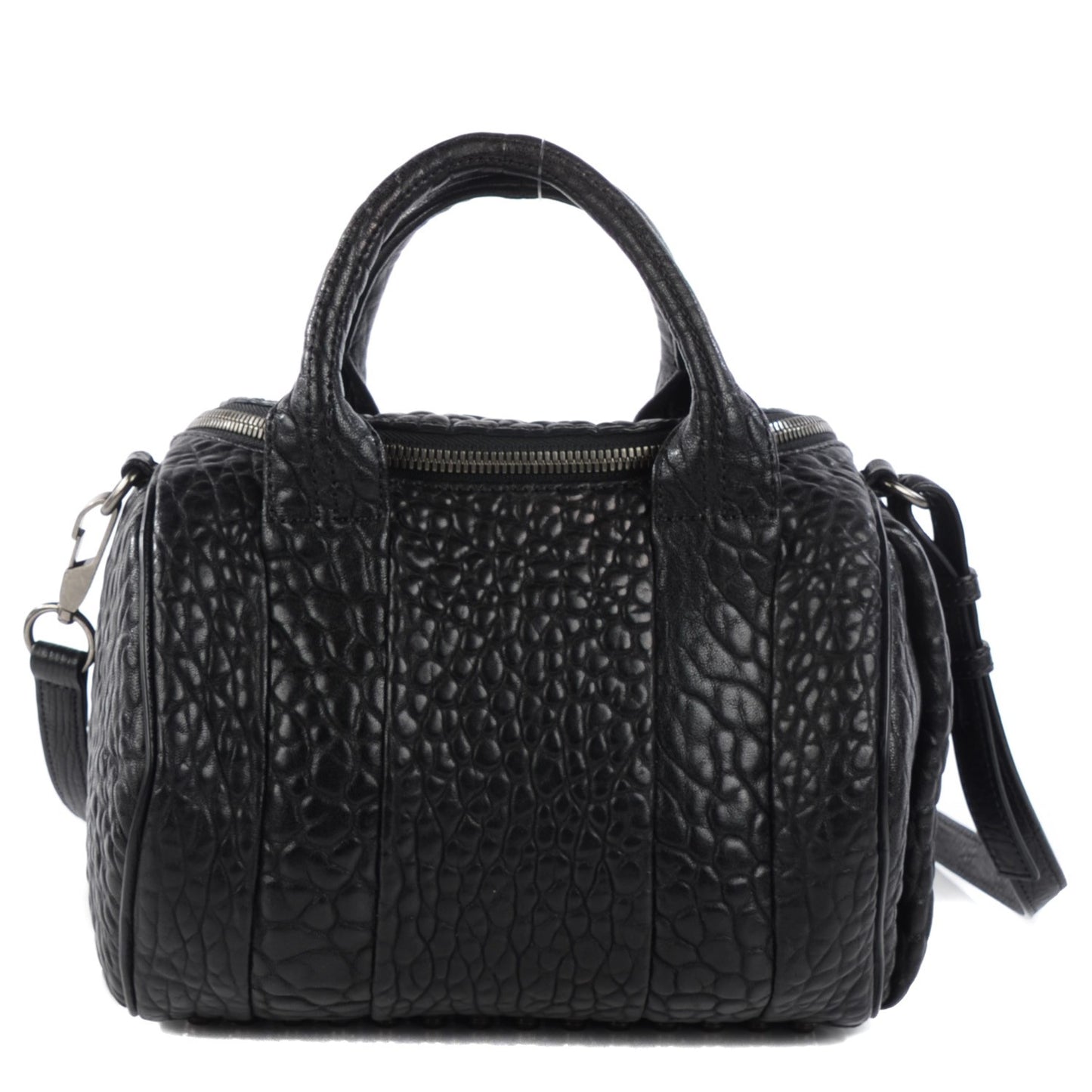 Pebbled Lambskin Rockie Black w Black Nickel Hardware