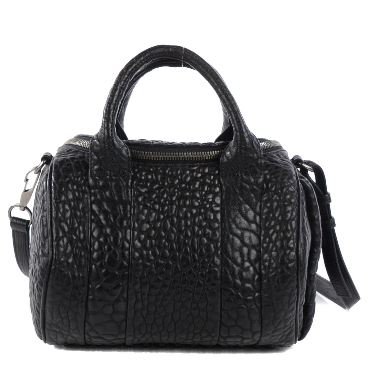 Alexander Wang Pebbled Lambskin Rockie Black w Black Nickel Hardware 1 of 8