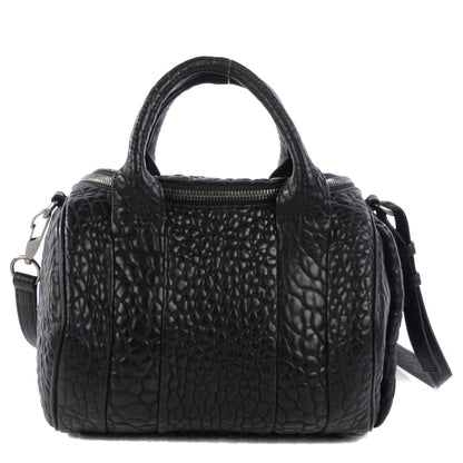 Alexander Wang Pebbled Lambskin Rockie Black w Black Nickel Hardware 1 of 8
