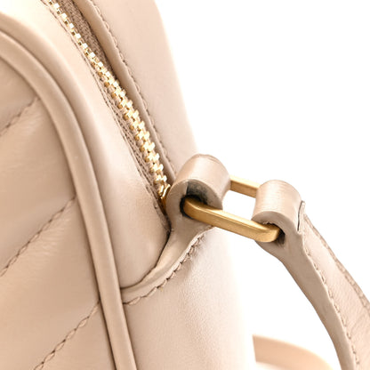 Saint Laurent Calfskin Matelasse Monogram Lou Camera Bag Dark Latte 13 of 13