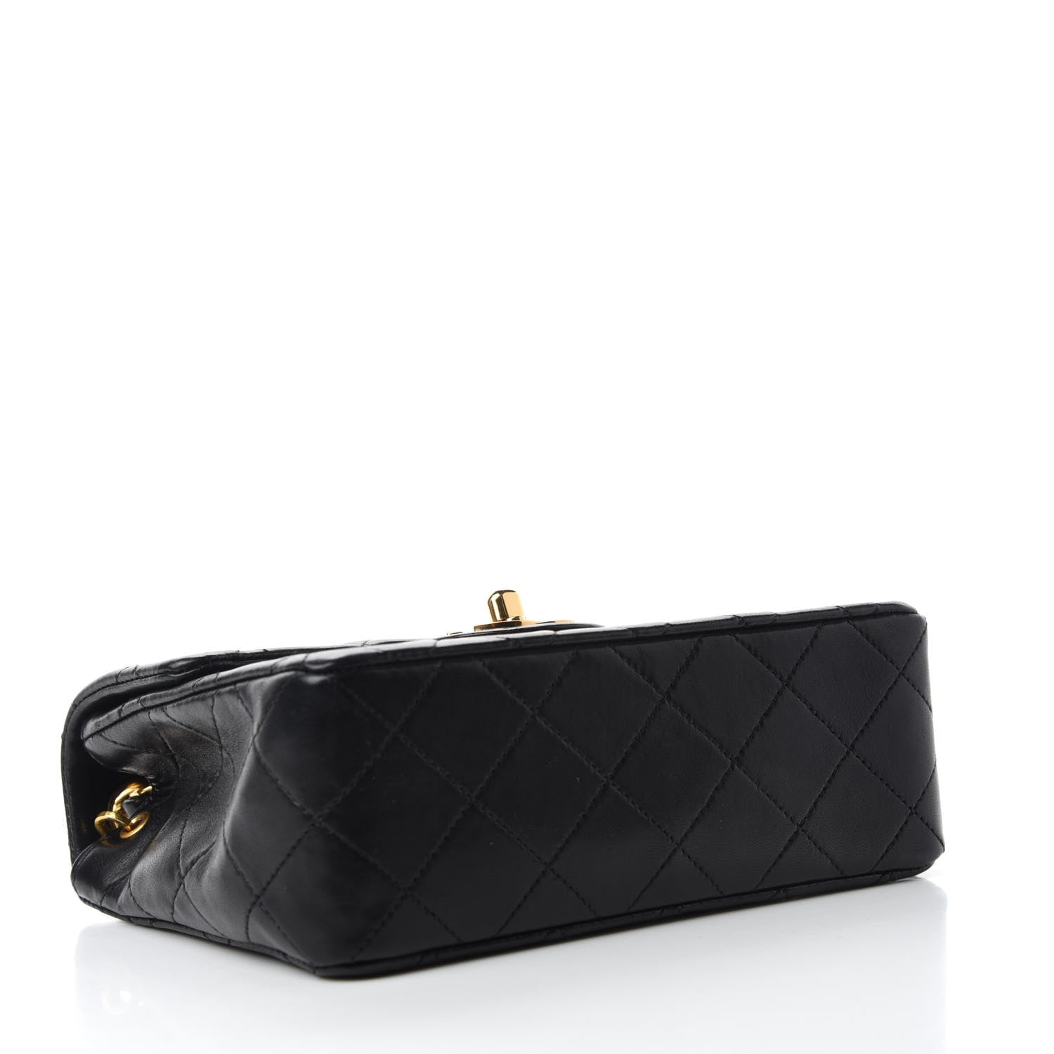 Chanel Lambskin Quilted Mini Square Flap Black 4 of 12