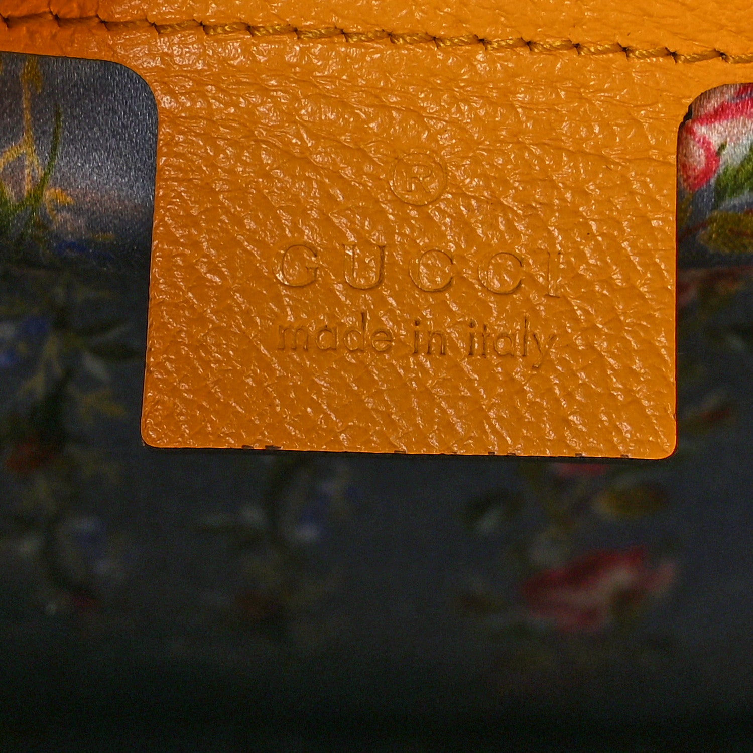 Gucci Textured Calfskin Bamboo Web Medium Falena Moth Top Handle Bag Crop 6 of 9