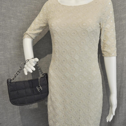 Chanel Nylon Quilted Pochette Black 2 of 8
