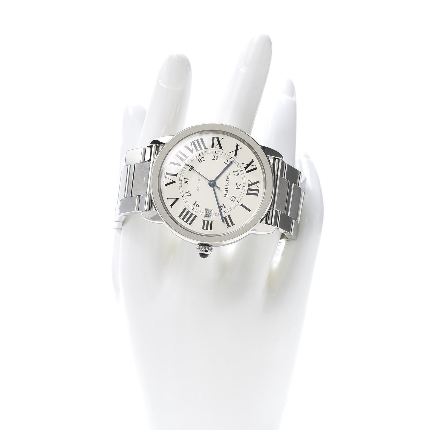Stainless Steel 42mm Ronde Solo Automatic Watch