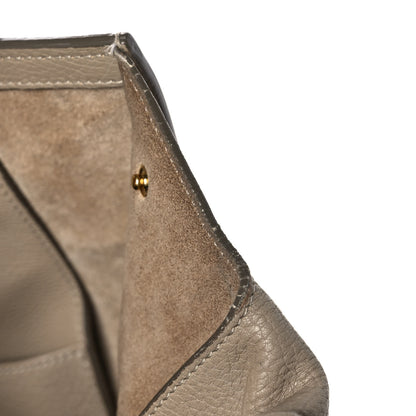 Celine Crisped Calfskin Medium Tie Knot Tote Taupe 11 of 24